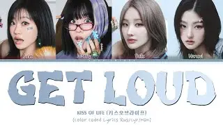 KISS OF LIFE (키스오브라이프) 'Get Loud' (ПЕРЕВОД НА РУССКИЙ Color Coded Lyrics Rus/Cyr/Han)