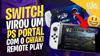 [CHIAKI AULÃO] REMOTE PLAY PS4/5 NO NINTENDO SWITCH #nintendoswitch