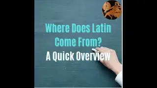 Откуда взялась латынь?