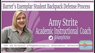 Barret&rsquo;s Exemplar Student Backpack Defense Process