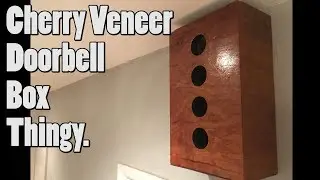 Cherry Veneer Doorbell Box
