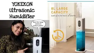 YOKEKON 8L - LARGE CAPACITY ULTRASONIC HUMIDIFIER REVIEW || Jed Dy
