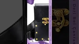 Steampunk Deri Bel &Ccedil;antası &ndash; Cosplay & Kost&uuml;m Şişe Askılı Aksesuar