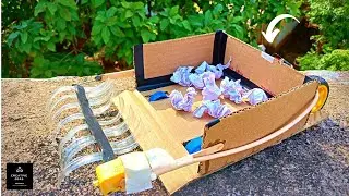 How to make _DIY RC Garbage Carrying TRUCK_ :: 😃Best Working Science Model ! 👍Creative OJAS