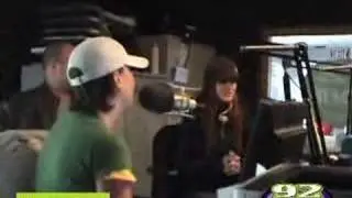 Ashlee Simpson stops by 92 PRO-FM in Providence RI