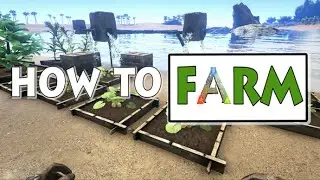 ARK : Survival Evolved || Ark's Kitchen #2 (Farming tutorial feat. compost bins and irrigation)