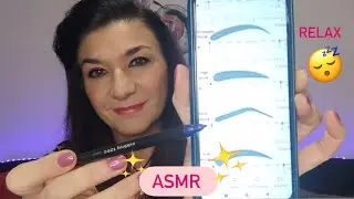 ASMR Te diseño las ✨ cejas ✨ Roleplay para dormir 😴