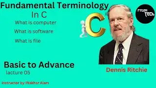 What is Computer | What is program |Fundamental Terminology in C |