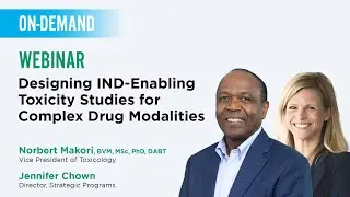 Webinar&mdash;Designing IND Enabling Toxicity Studies for Complex Drug Modalities