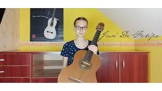 Jose De Felipe DF3 klasszikus git&aacute;r bemutat&oacute;