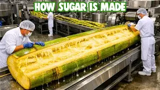 How Sugar Is Made 🍬 | Inside a Modern Sugar Factory (Full Process)