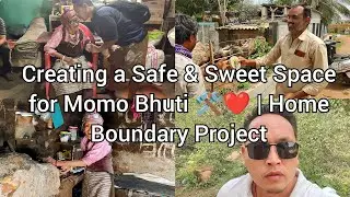 Building More Than a Fence… We’re Building Peace for Momo Bhuti 💖 #tibetanvlogger #2025 