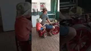 Miniature Steam Vintage Tractor Engine - Fully Restored #shorts