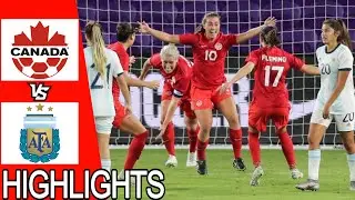 Canada vs Argentina | LAST MINUTE WINNER | Highlights | SheBelieves Cup | 21 February, 2021