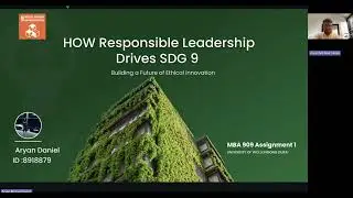 MBA 909 Responsible Leadership for a Global World | Assignment 1