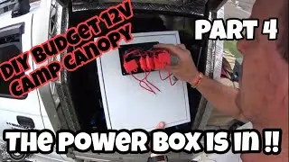 DIY BUDGET Aussie Made Dog Box / 12v Canopy Set Up for camping with fridge slide Part 4
