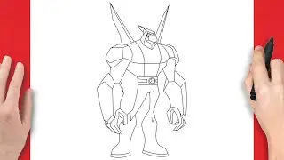 How to Draw Diamondhead from Ben 10 | Easy Step-by-Step Drawing Tutorial