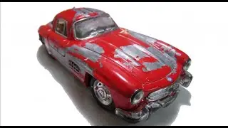 Restoration Mercedes-Benz 300SL Gullwing\Бесплатное восстановление подписчику модельки авто!