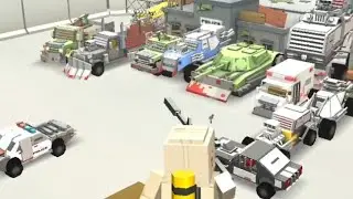 How to park all vehicles at the police station in Blockapolypse