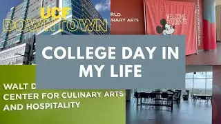 UCF college day in my life ~ tour around UCF downtown and Walt Disney Hospitality University!