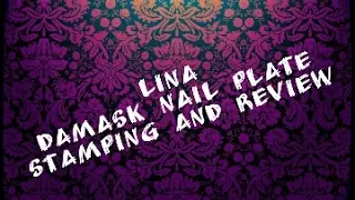Lina Damasque 01 Nail plate swatches and review