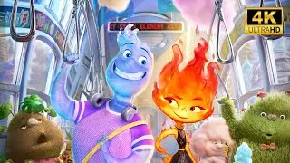 Fire and Water Fall in Love in Elemental. 4K movie recap 🎬🔥