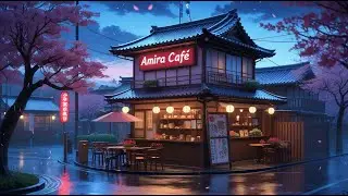 Work Session with Rainy Chillhop Ambience ☔ 90s Lofi Playlist in Retro Café