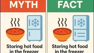 Myths Vs Facts: Storing Hot Food in Freezer (Food Safety)
