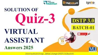 virtual assistant quiz 3 digiskills 2025 |  DSTP 3.0 Batch 01