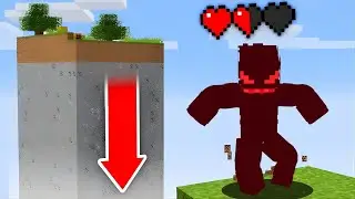 Minecraft, НО получение урона удаляет чанк!