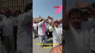 BRS Leader ManojReddy Mass Dance on Gulabila Jendale Ramakka song