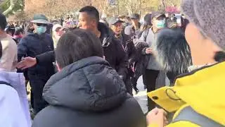 Violent law enforcement by Chinese police中国警察暴力执法No access to rights protection