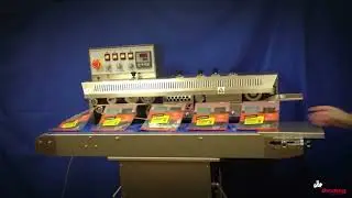 Sealer Sales FRM-1120C Horizontal Continuous Band Sealer with Dry Ink Coding Video