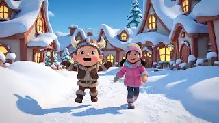 Fortnite Baby Viking Slid Down the Ice Hill | Kids Songs & Nursery Rhymes