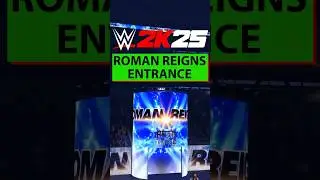 Roman Reigns - Head of the Table - Entrance - WWE 2K25 - Showcase #azonegaming #gamingshorts #wwe2k