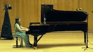 Yael Koldovsky at semifinal, Vigo International Piano Competition