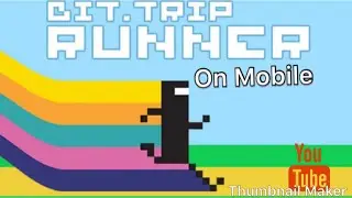 BIT TRIP RUNNER ON MOBILE!!!! ( Go! Go! Commander Video Mobile Game )