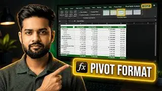 Master Pivot Table Formatting in Excel (Part 1) | How to Clean & Format Pivot Tables | TechLoons