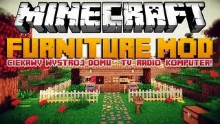 MEGA WYSTR&Oacute;J DOMU Z MODEM! - Minecraft Mody - MrCrayfish's Furniture Mod - Komputer, Radio, Drukarka