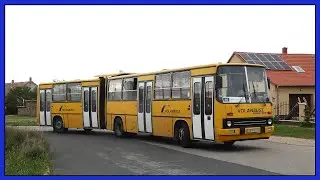 Поездка на HPR-617 из Петфюрдо в Варпалоту, Венгрия (Икарус 280.40M)