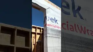 Flashing tape installation and window preparation in a mockup