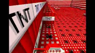 Minecraft: TNT explosion 10000 blocks!