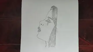 How to Draw a Sad Girl | Simple Pencil Drawing | Sad Girl Face Drawing