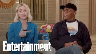 Captain Marvel's Brie Larson & Samuel L. Jackson On The 'Buddy-Cop' Comedy | Entertainment Weekly