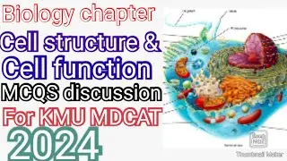 # Class #11 #Biology #Chapter Cell structure and cell function #MCQs #discussion for #Kmu mdcat 2024