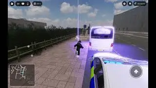 This bus under attack  call 999  dddddd  baba  