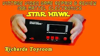 VINTAGE VIDEO GAME. 1981 STARHAWK by MATTEL. REVIEW/REPAIR