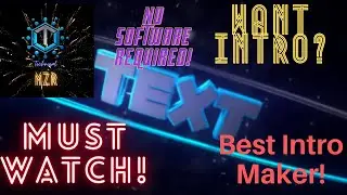 How to make an Intro | No software required! | Technical MZR