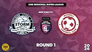 UNE RSL Men's Round 1 - Northern Storm FC v Inverell FC