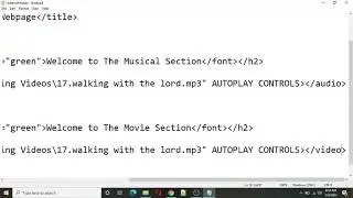 How to add Multimedia in HTML Webpage?